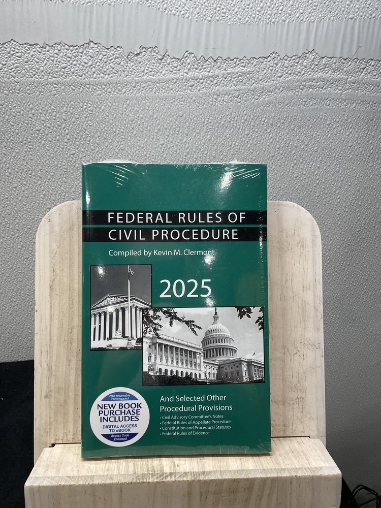 Federal Rules of Civil Procedure 2025 Edition by Kevin Clermont Paperback