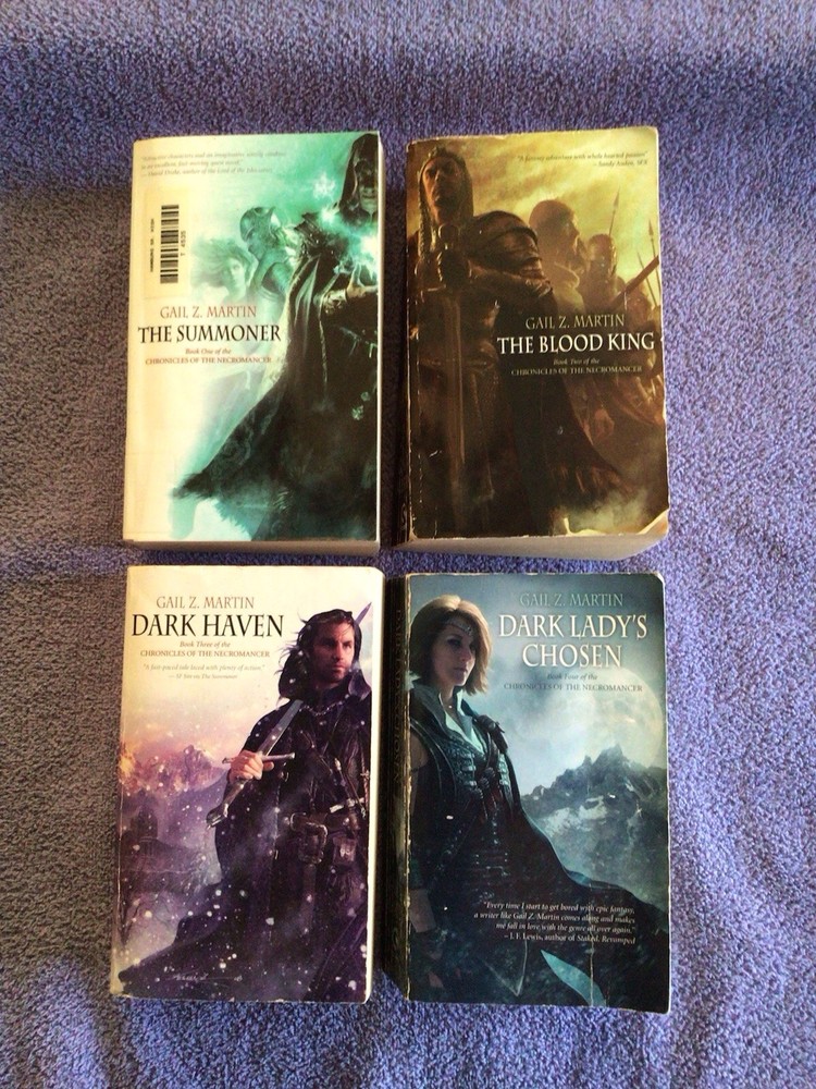 Chronicles of the Necromancer Books, Complete Series #1-4  Lot by Gail Z. Martin