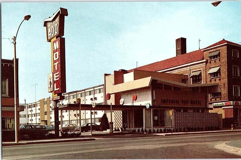 Postcard MOTEL SCENE Rockford Illinois IL m/09 AI8052