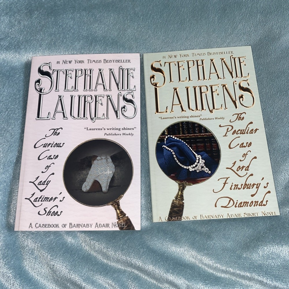 Stephanie Lauren’s Lot of 2 The Curious Case of Lady Latimer's Shoes & Finsbury