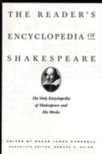Reader's Encyclopedia of Shakespeare by Mjf Books: Used