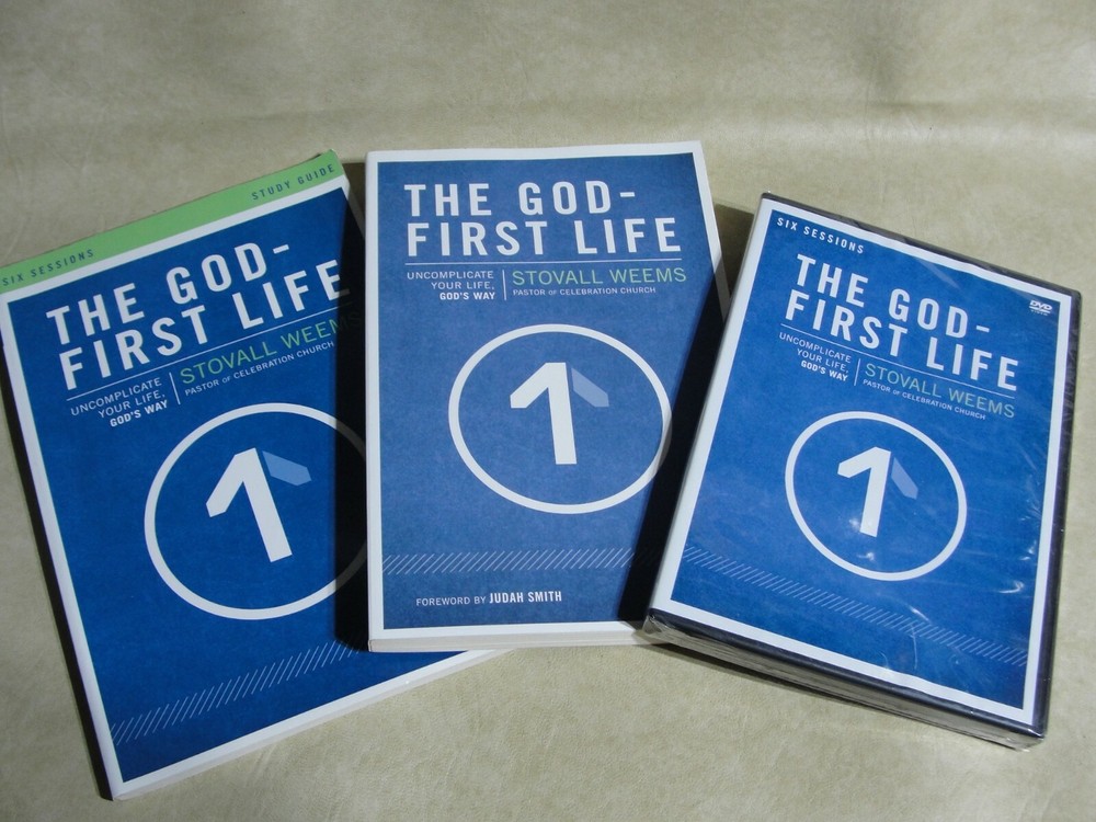 The God-First Life : 6 Sessions Christian DVD, Stovall Weems, Book, Study Guide