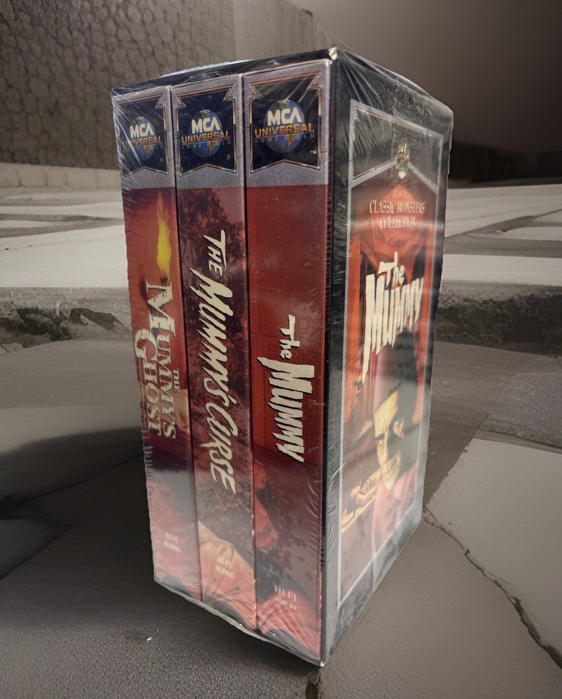The Mummy Collectors Set (VHS, 1994, 3-Tape Set) BRAND NEW/SEALED
