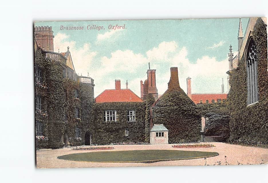 Postcard Brasenose College Oxford England
