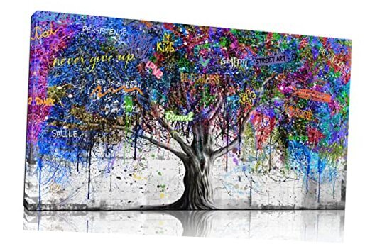 Tree Wall-Art For Bedroom - Abstract Art Wall Decor - 20
