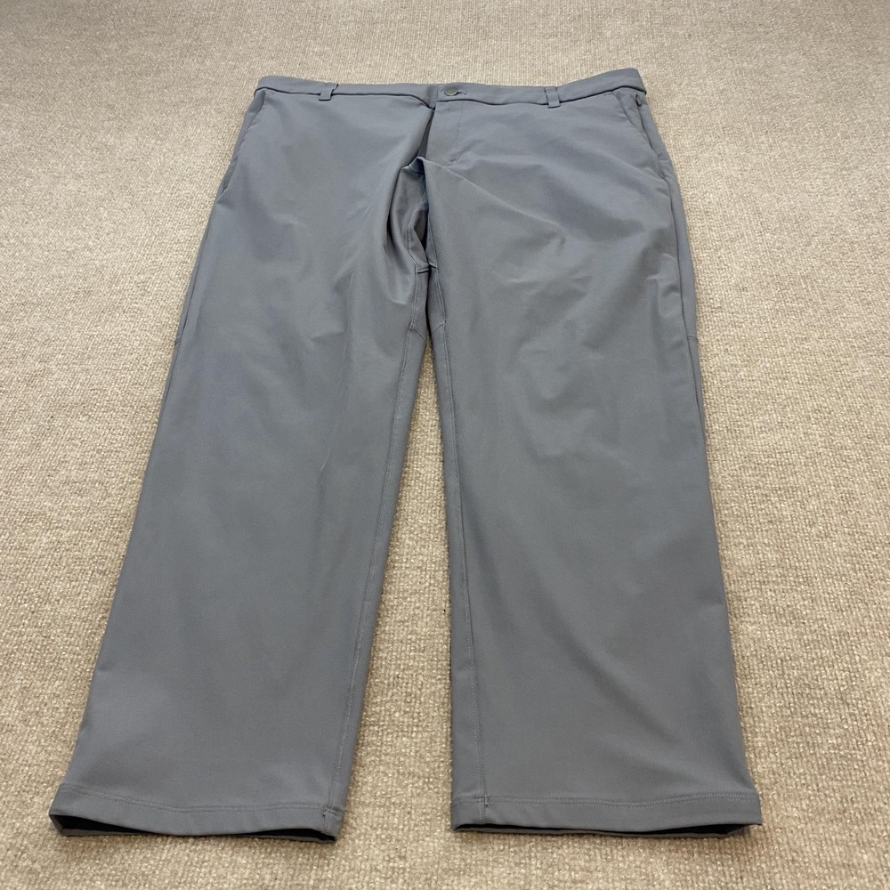 Lululemon Pants Mens 40x28 Gray Performance Chino Stretch Golf Casual Travel