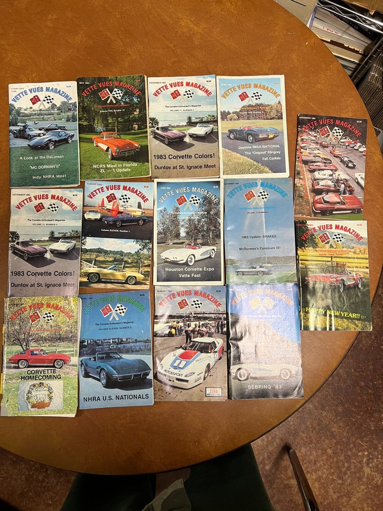 Vette Vues Magazine - Lot of 14 Issues 1982-1984 - Corvette Enthusiasts