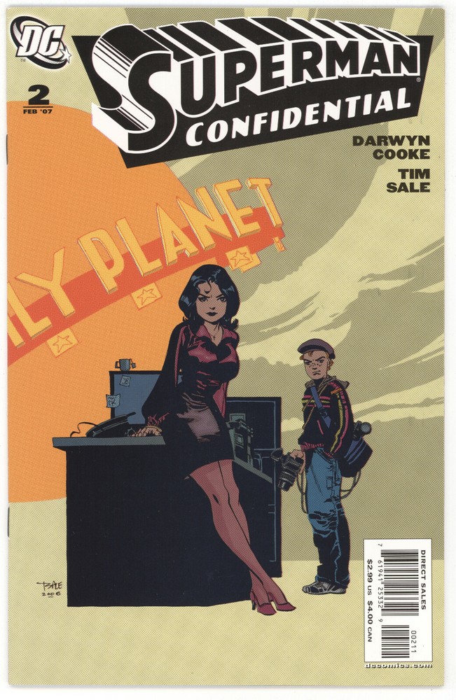 Superman Confidential 2 DC 2007 NM- Signed Darwyn Cooke