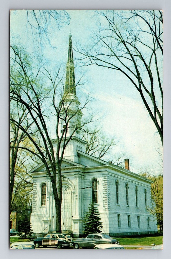 Montpelier VT-Vermont, Unitarian Church, Religion, Antique, Vintage Postcard