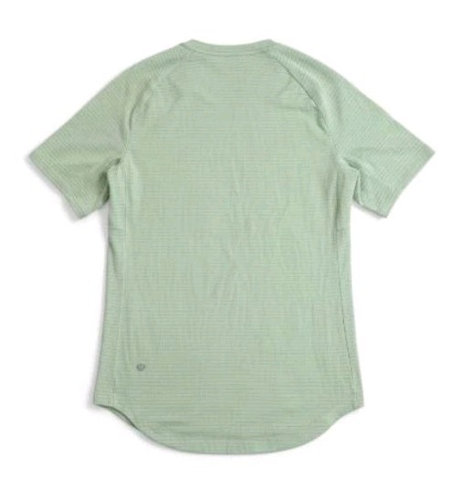 Lululemon Men's Drysense Training Heathered Creamy Avocado Green Tee! S