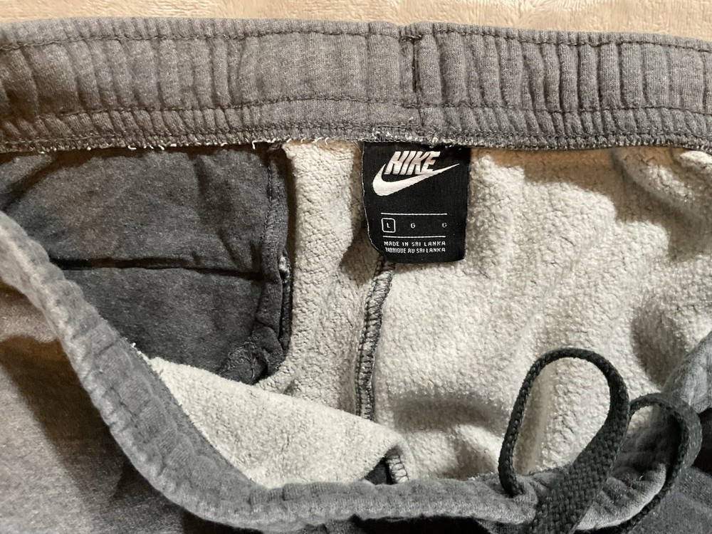 Nike Joggers Mens L Gray Sportswear Club Fleece Sweatpants Standard BV2707-071