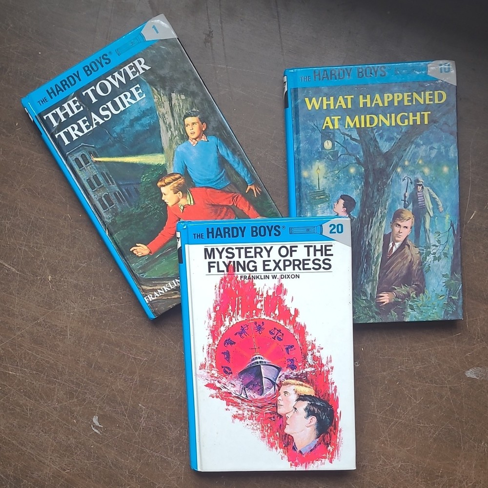 Grosset & Dunlap Hardy Boys Mystery Stories by Franklin W. Dixon HC Lot
