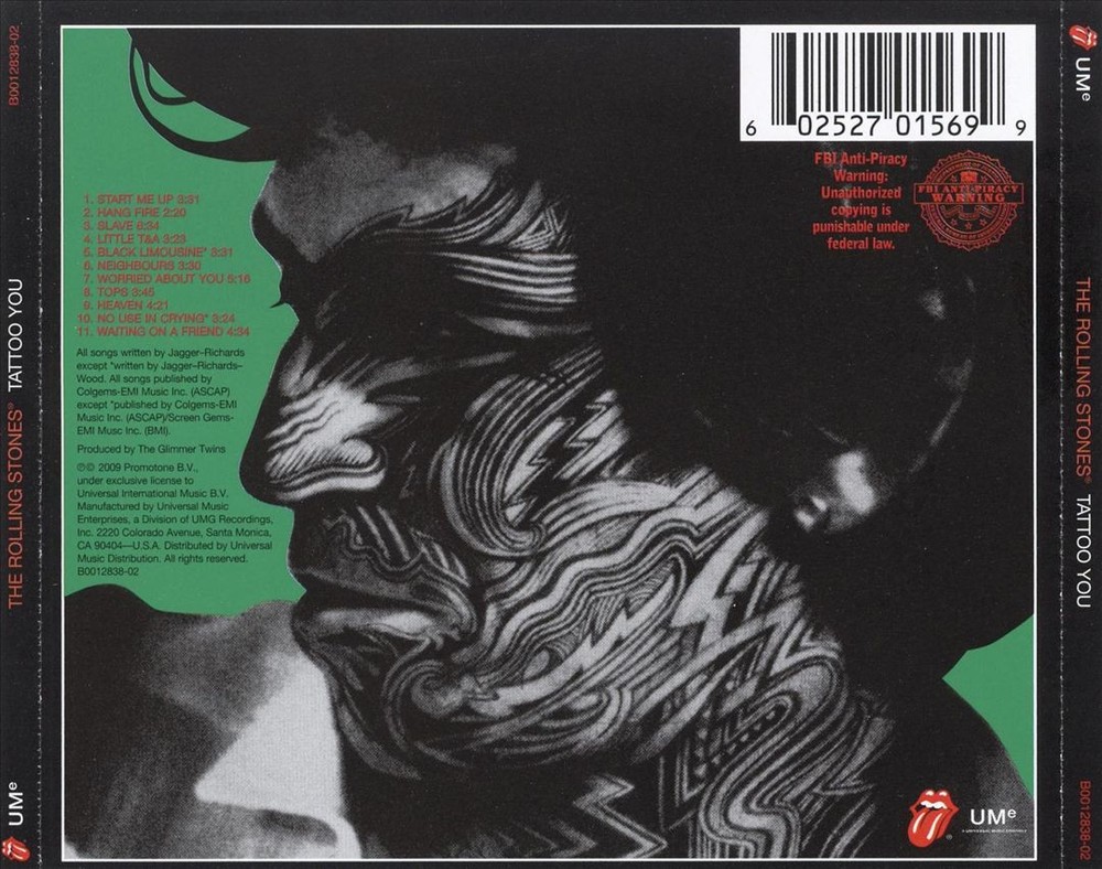 The Rolling Stones Tattoo You New Cd