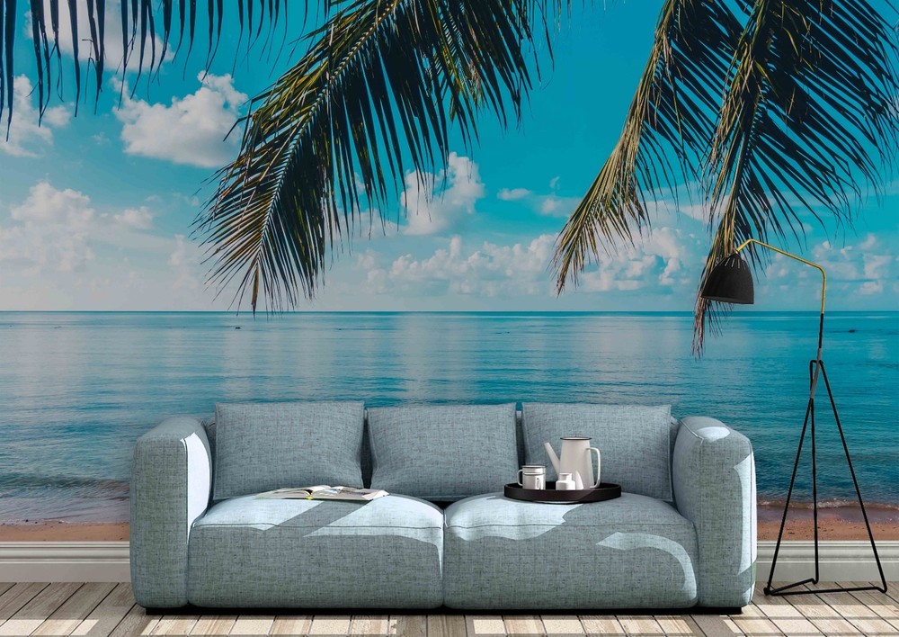 3D Tropical Sky Sea Landscape Wall Murals Wallpaper Murals Wall Sticker