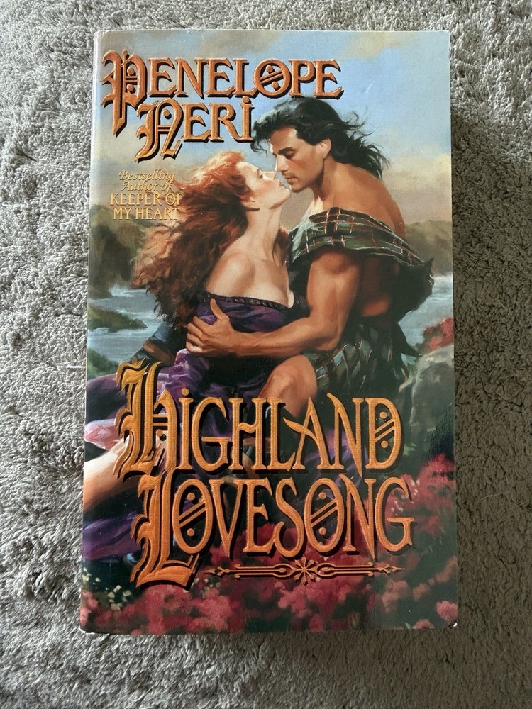 Vintage 2000 Leisure Historical Romance Novel “Highland Lovesong” Penelope Neri