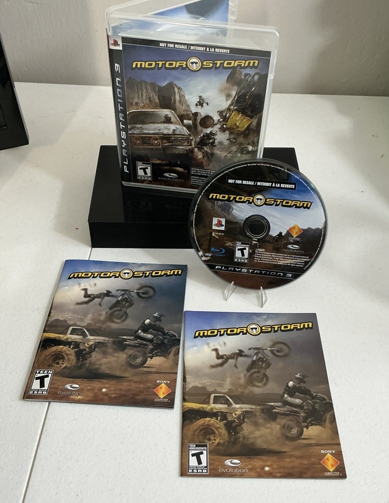 MotorStorm PS3 PlayStation 3 Complete CIB Tested Working Manual
