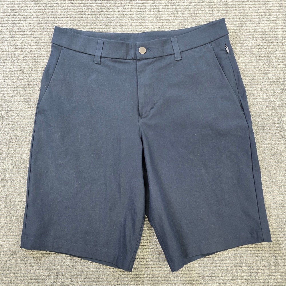 Lululemon Commission Shorts Mens 31 Navy Blue Golf Casual Stretch