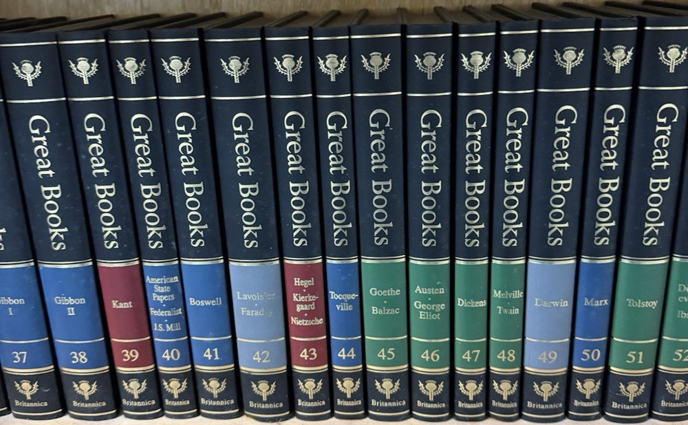 Great Books Britannica Hardcover Multi-Volume Set Volumes 1-60 English Classics