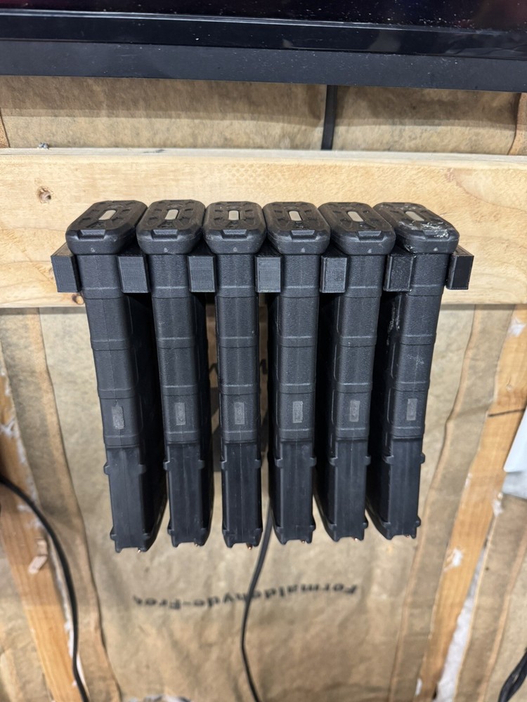 Pmag Wall Mount 6X Standard Wall Mount Mag Holder Magazine Storage Rack