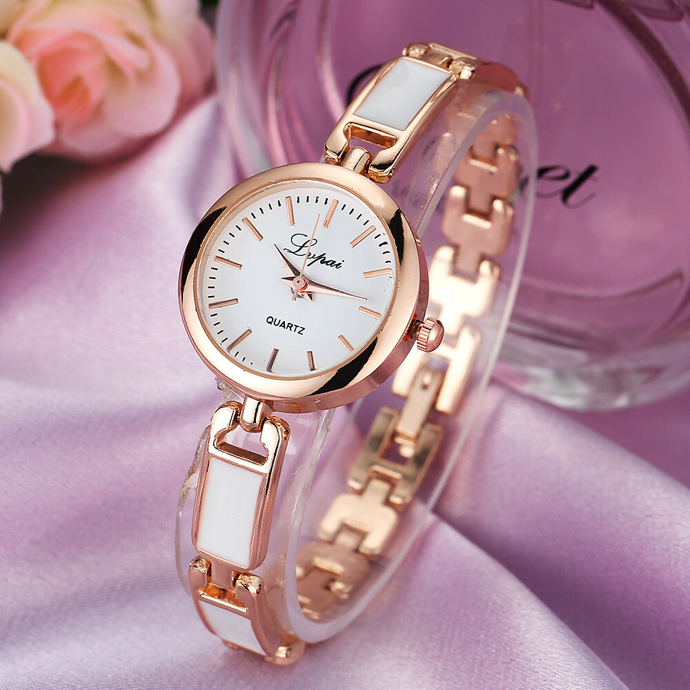 2021 Ladies Women Unisex Stainless Steel Rhinestone Quartz Simple Wrist Watches