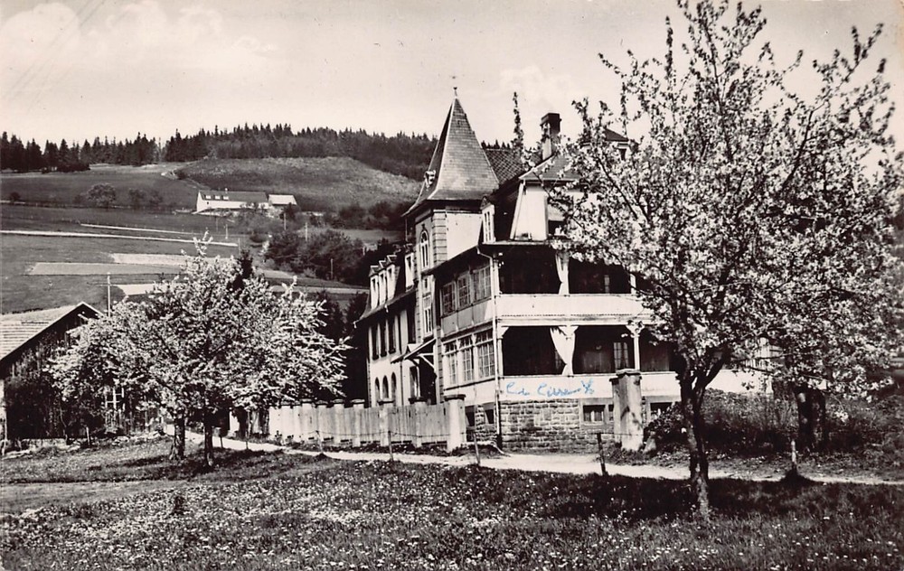 RPPC Aubure France Tuberculosis Sanatorium Haut-Rhin Photo Vtg Postcard A59