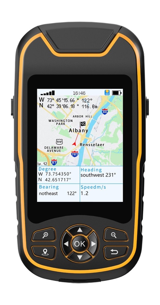 A8 Waterproof Hiking GPS Handheld with USA Basemap for Outdoor Navigation
