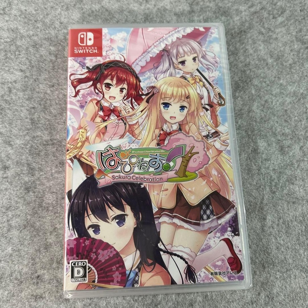 Happiness Sakura Celebration Nintendo Switch Used Tested Japanese ver with Case