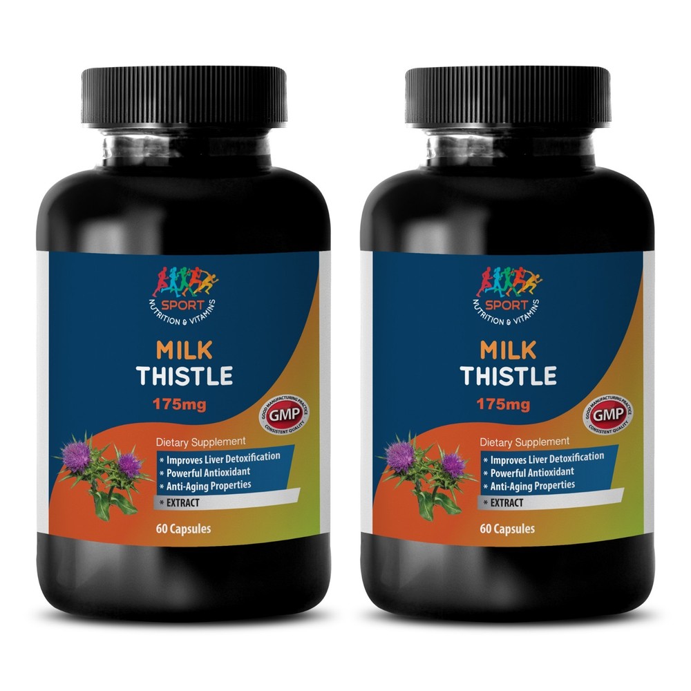 Natural Antioxidant - MILK THISTLE - Boosts Function - Seed Extract - 2B 120Ct