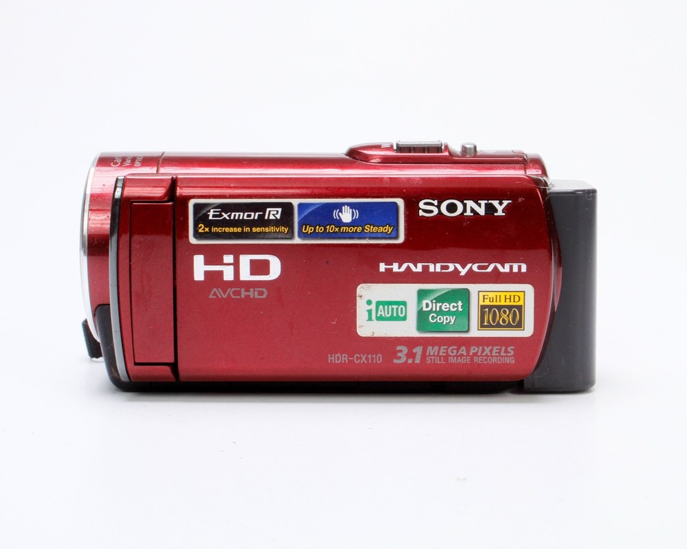 Sony HDR-CX110 High Definition Handycam Camcorder (Red)