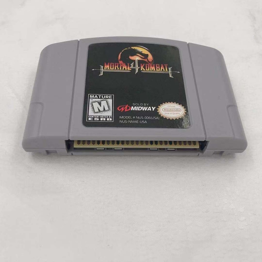 Mortal Kombat 4 Nintendo 64 N64 Classic Fighting Game Cartridge USA Version