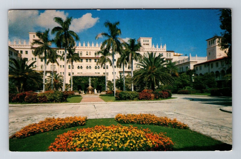 Miami FL-Florida, Boca Raton Hotel And Club, Scenic, Vintage Postcard