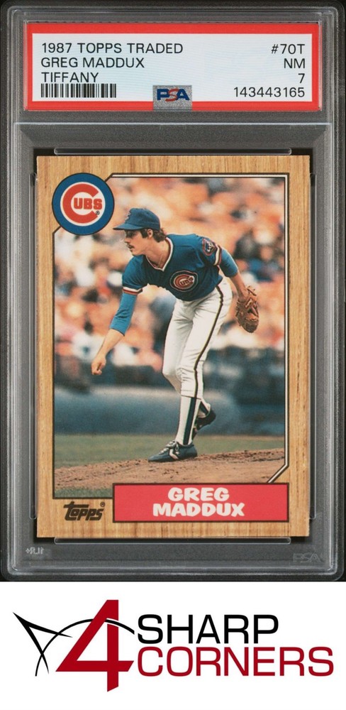1987 Topps Traded Tiffany #70T Greg Maddux Rc Cubs Hof Psa 7eBay’s best selection of sports cards is always at 4SC