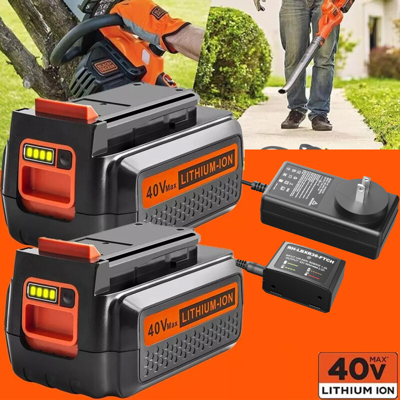 40V Black Decker LBXR36 Lithium Battery or Charger Compatible 2Ah 3Ah LSW36 40V Max  