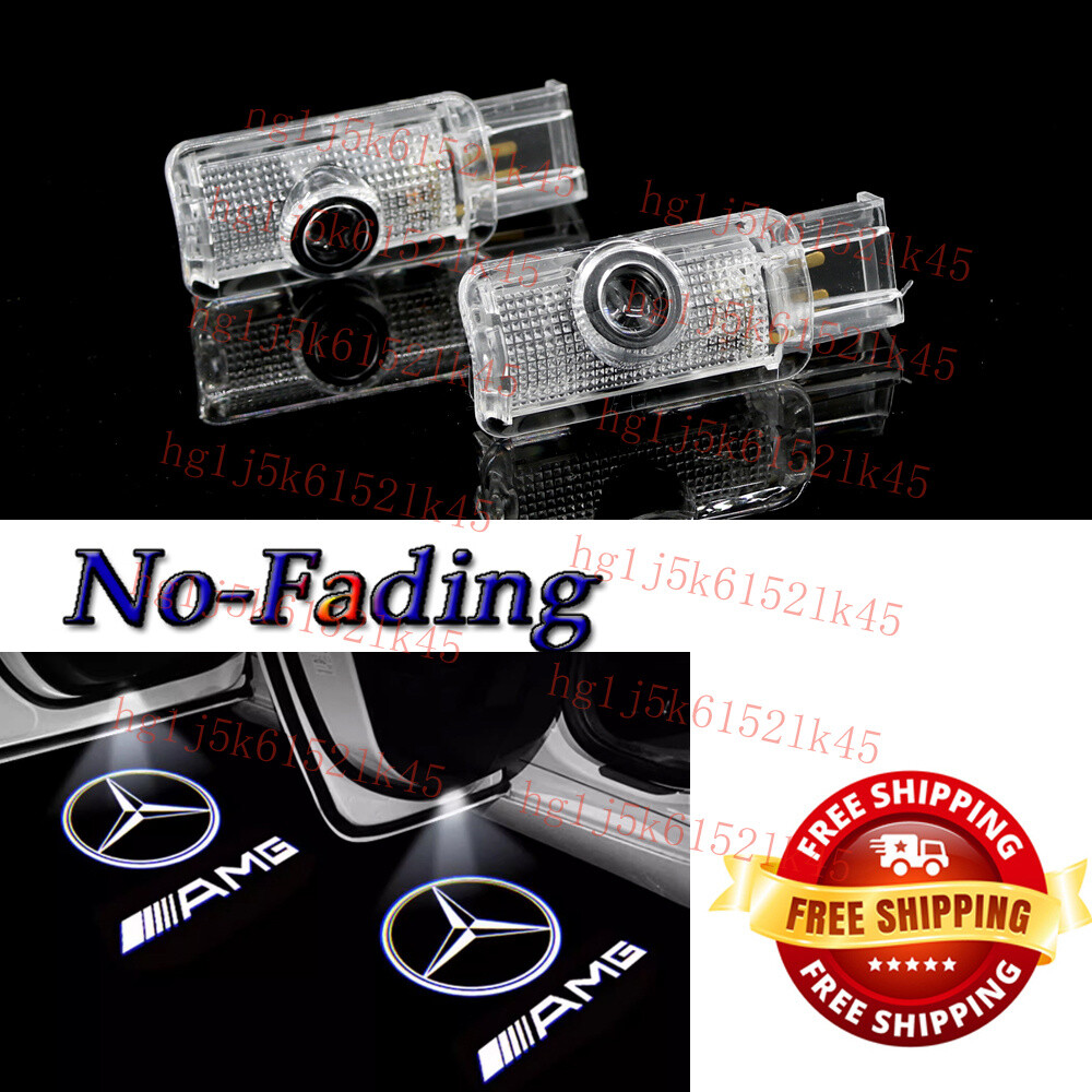 Car LED Puddle Projector Ghost Laser Door lights For R-Class 2006-2017 W251 MPV