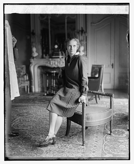 Photo:Mlle. Renie Claudel,3/14/27,March 1927