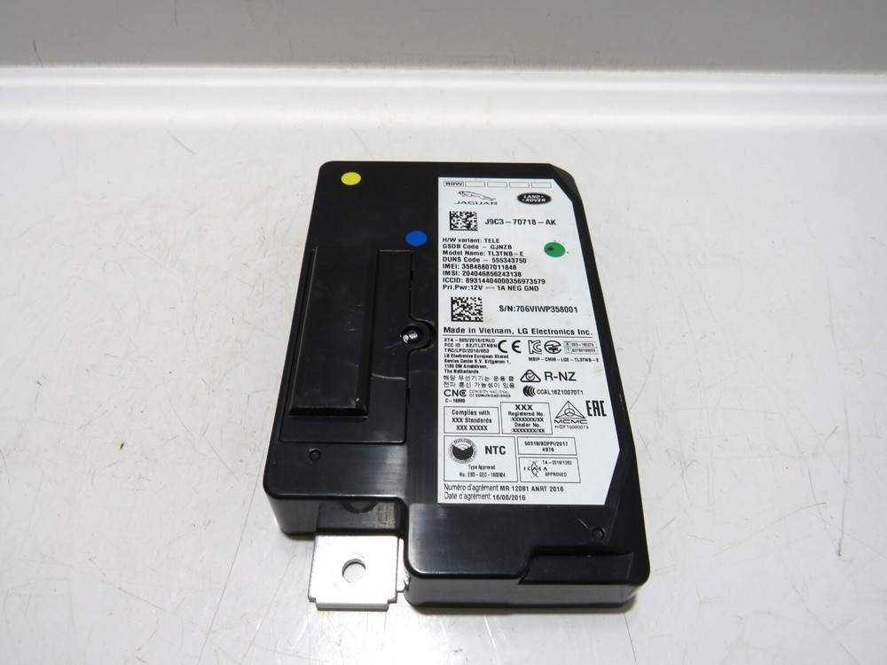 RANGE ROVER EVOQUE 2015-19 TELEMATICS CONTROL MODULE (NEEDS RECODING)      R0108
