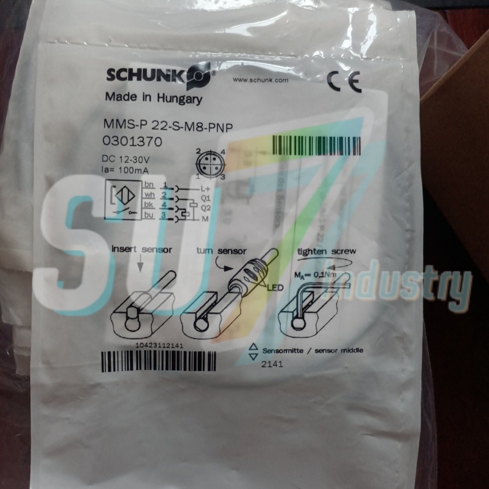 SCHUNK MMS-P22-S-M8-PNP 0301370 Proximity Sensor# 1pcs  New  In Box
