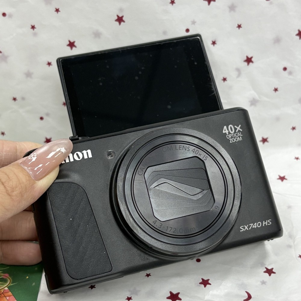 Canon PowerShot SX740 HS Zoom Lens 40x Zoom Compact Digital Camera Black