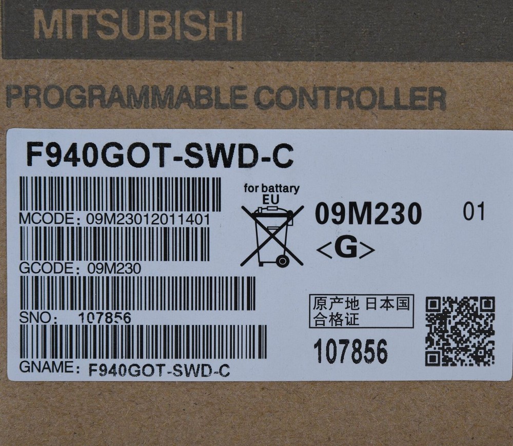 HMI F940GOT-SWD-C Touch Panel F940GOTSWDC New In Box Operator Panel #A6-4