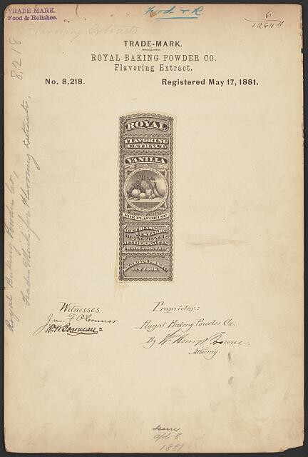 Photo:Royal Baking Powder Co. for Royal brand Flavoring Extract