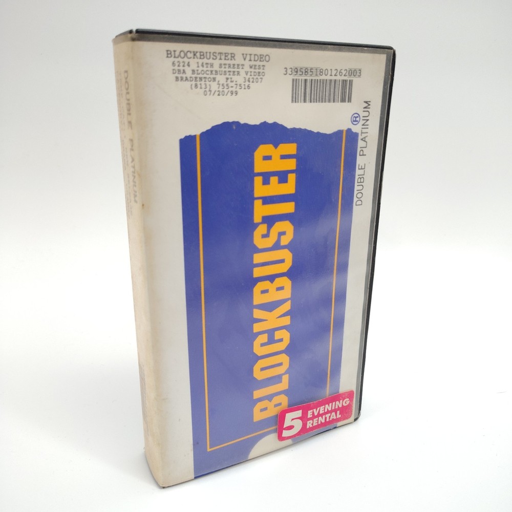 Blockbuster Clamshell Rental VHS & Case: Double Platinum (VHS, 1999) Diana Ross
