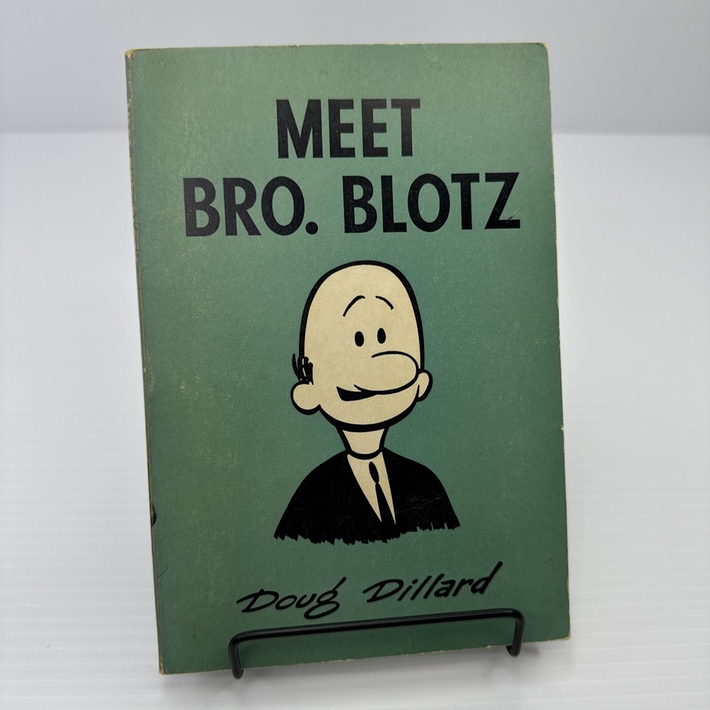 Meet Bro. Blotz Doug Dillard 1965 Broadman PB Christian Cartoon Pastor & Friends