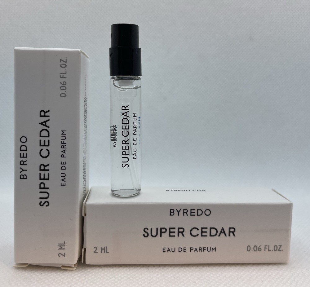 Byredo Super Cedar Fragrance Boxed Eau de Parfum Spray Vial 2 ml Authentic