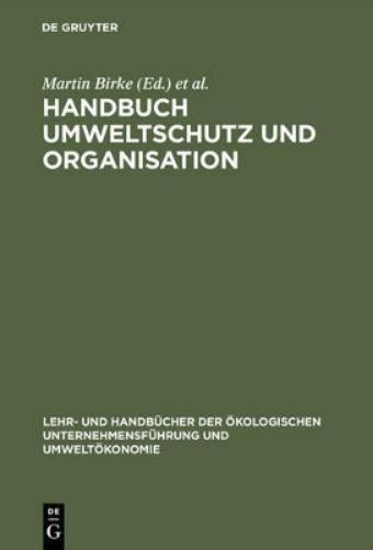 Martin Birke Handbuch Umweltschutz und Organisation (Hardback)