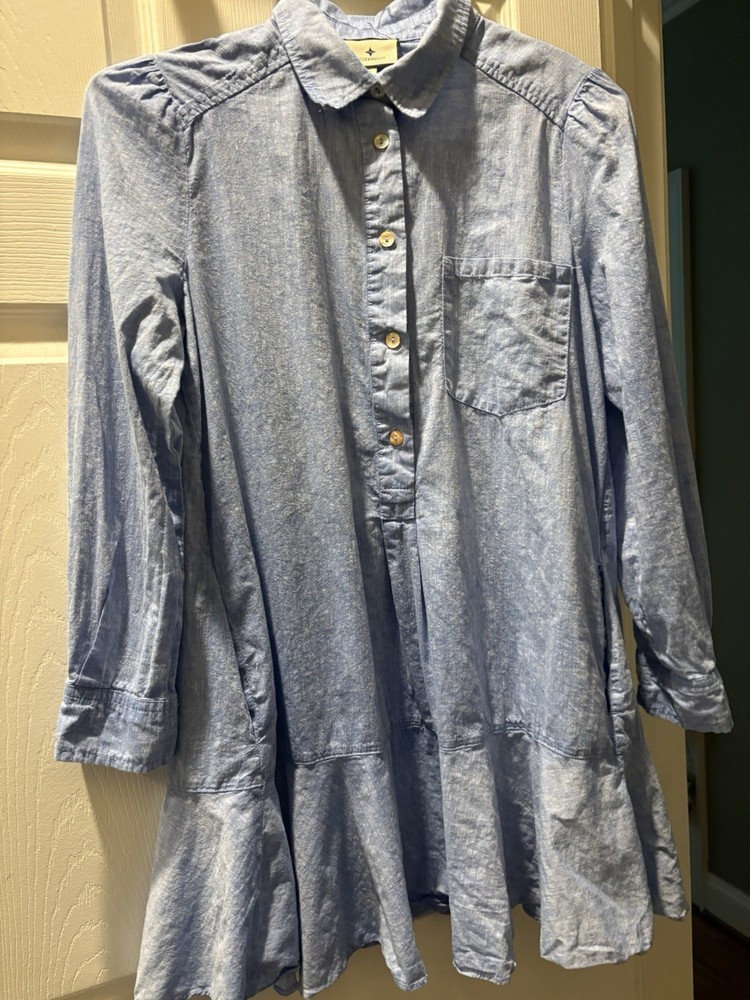 tuckernuck dress small Blue Chambry