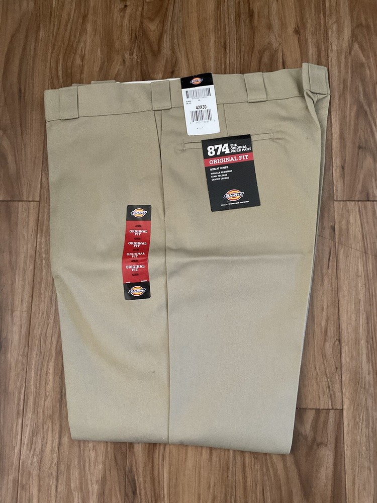 💥NEW Dickies Straight Leg Pant Original Fit Work Pant 42 X 30