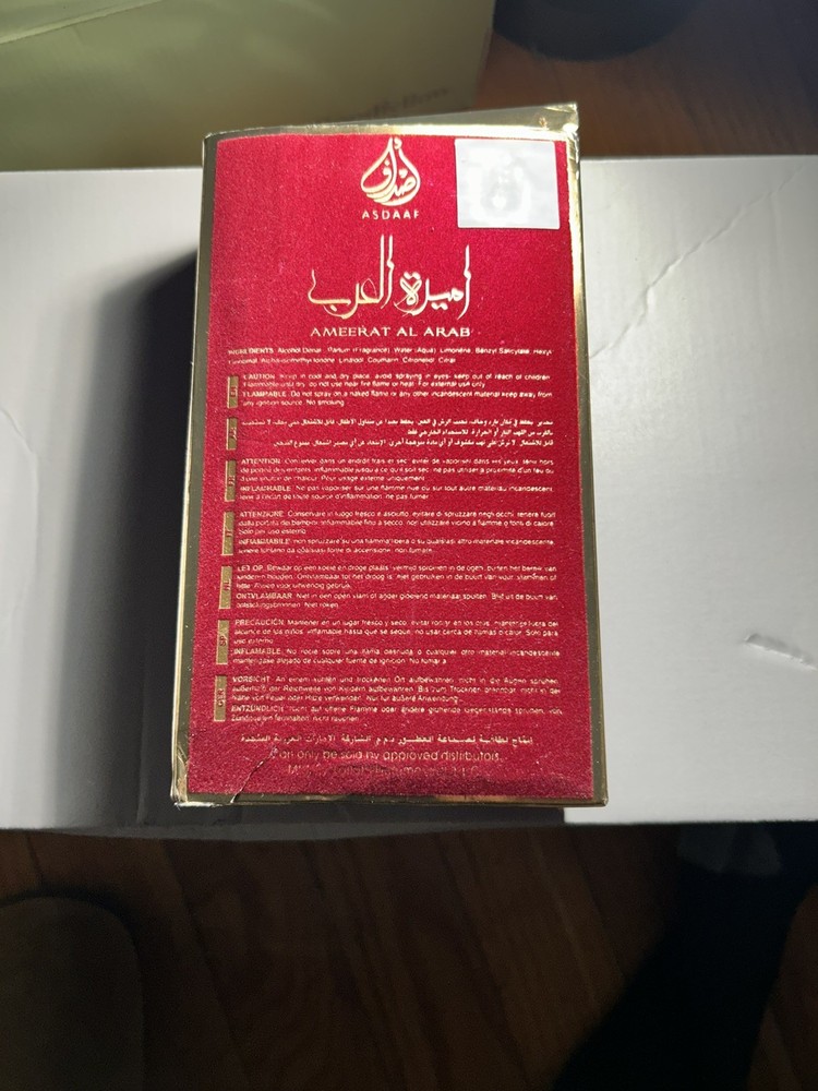 Ameerat Al Arab by Asdaaf Perfume for Unisex EDP 3.3 / 3.4 oz New In Box