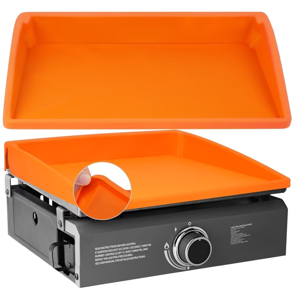 LotFancy 17-inch Full Coverage Silicone Griddle Mat for Blackstone Griddles