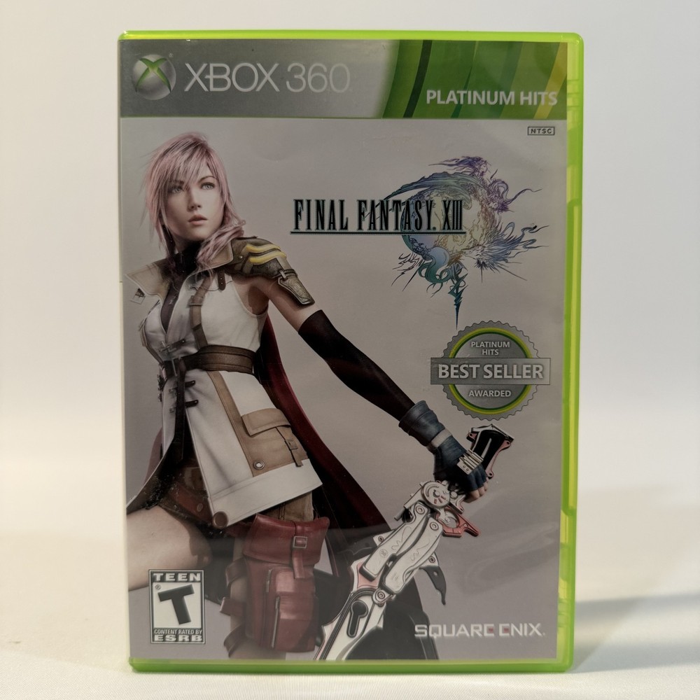 Final Fantasy XIII Microsoft Xbox 360 Japanese RPG Turn Based Square Enix CIB
