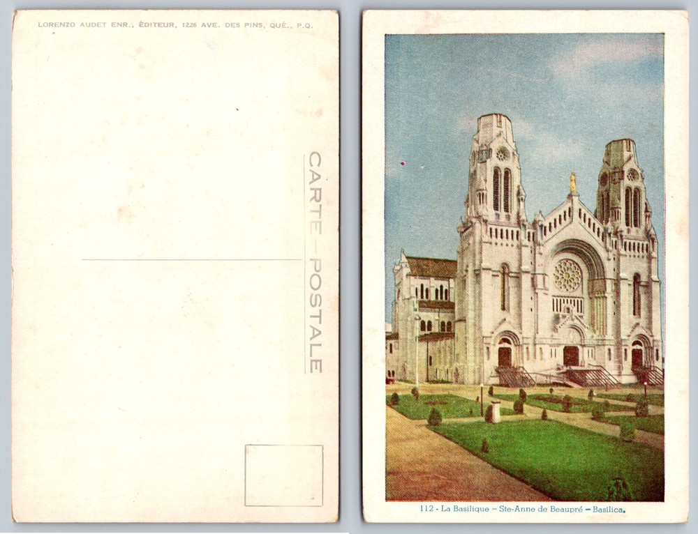 Basilique Sainte Anne De Beaupre Canada Postcard